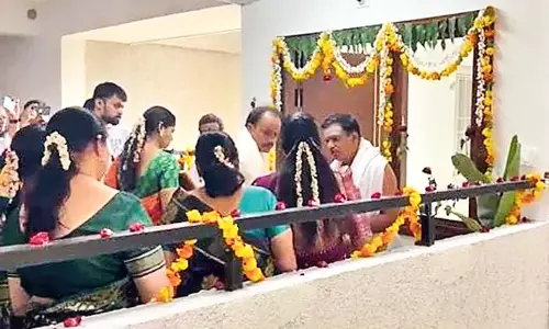 Andhra : ग्रीन ग्रेस अपार्टमेंट में गृह प्रवेश