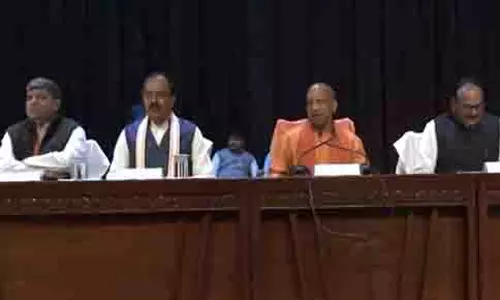CM Yogi ने मंगलवार से शुरू हो रहे बजट सत्र से पहले भाजपा विधानमंडल की बैठक की अध्यक्षता की