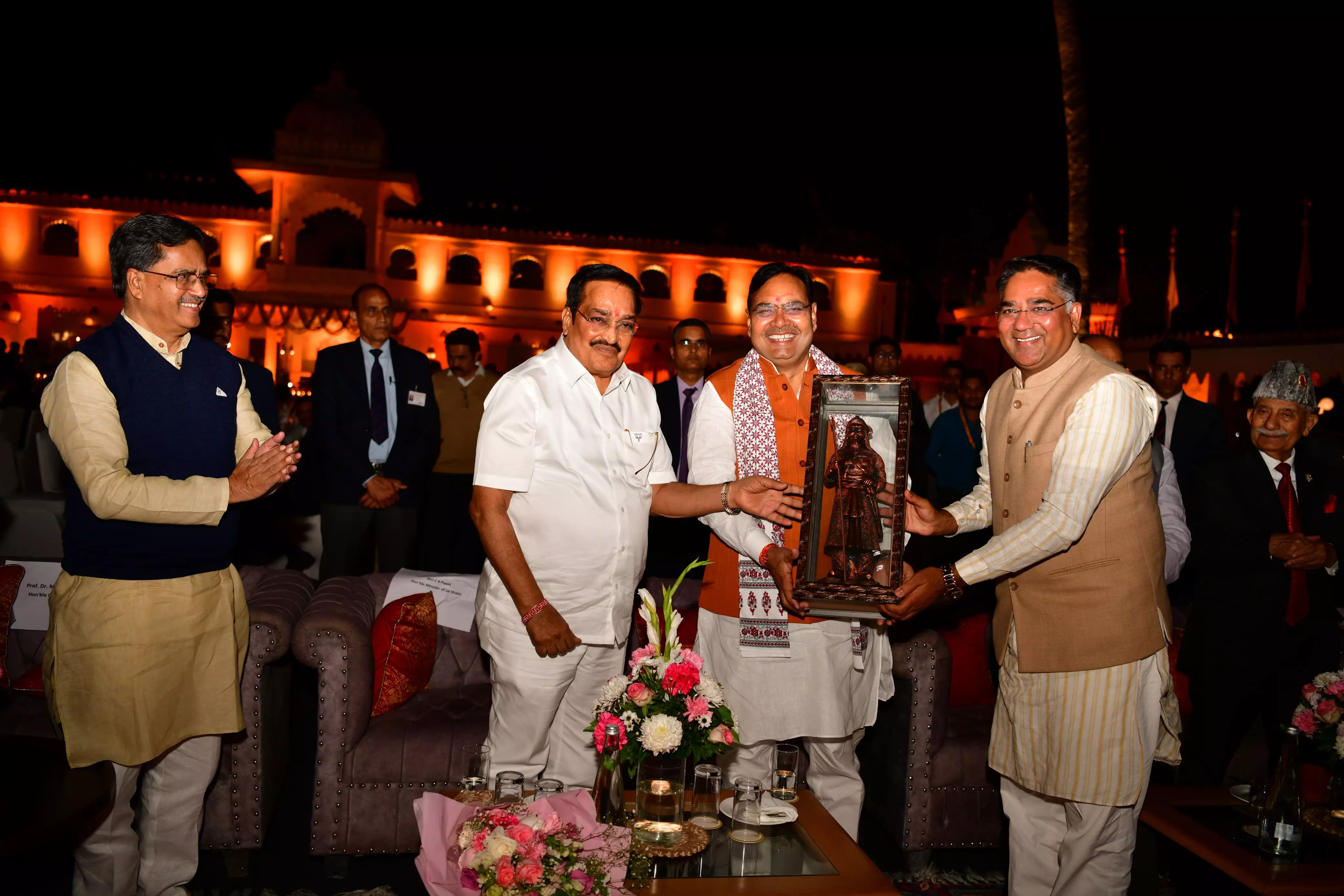 Jaipur: मुख्यमंत्री ने जल मंत्री सम्मेलन के प्रतिभागियों के सम्मान में दिया रात्रि भोज Jaipur: मुख्यमंत्री ने जल मंत्री सम्मेलन के प्रतिभागियों के सम्मान में दिया रात्रि भोज