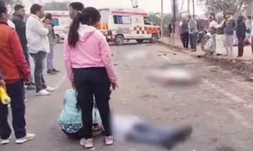 भिंड में तेज रफ्तार डंपर ने बाइक और पिकअप को टक्कर मारी, पांच लोगों की मौत और 17 घायल