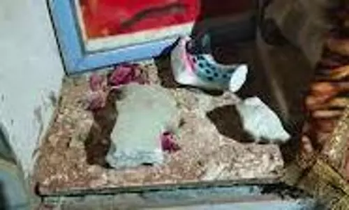 Morna: शरारती तत्वों ने शिव मंदिर में घुसकर मूर्तियां की खंडित Morna: शरारती तत्वों ने शिव मंदिर में घुसकर मूर्तियां की खंडित