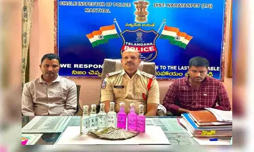 बलात्कार के आरोपी की मदद के लिए रिश्वत लेते Makthal सर्किल इंस्पेक्टर और दो कांस्टेबल गिरफ्तार