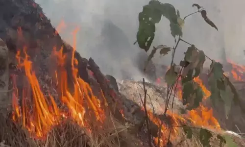 Udhampur के मृदा रूपांतरण क्लौसर में लगी आग Udhampur के मृदा रूपांतरण क्लौसर में लगी आग