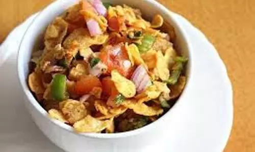 कॉर्न फ्लेक्स चना चाट रेसिपी