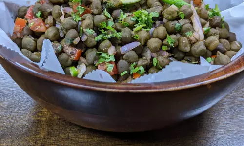 हरा चना चाट रेसिपी