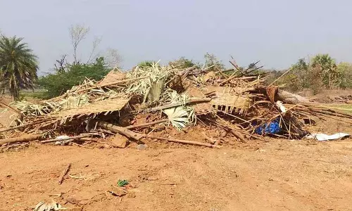 Kawal में आदिवासियों की झोपड़ियाँ ध्वस्त करने पर वन अधिकारियों की आलोचना