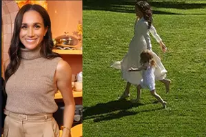 Meghan Markle ने अपनी और प्रिंस हैरी की 3 वर्षीय बेटी लिलिबेट की पहली तस्वीर साझा की Meghan Markle ने अपनी और प्रिंस हैरी की 3 वर्षीय बेटी लिलिबेट की पहली तस्वीर साझा की
