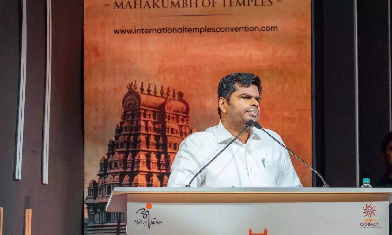 Annamalai ने आर्थिक विकास-सामाजिक कल्याण को बढ़ावा देने के लिए मंदिर की स्वतंत्रता की मांग की Annamalai ने आर्थिक विकास-सामाजिक कल्याण को बढ़ावा देने के लिए मंदिर की स्वतंत्रता की मांग की