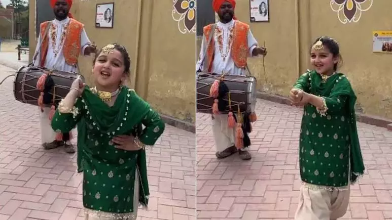 छोटी बच्ची ने किया जोरदार डांस, VIDEO ने हिलाया पूरा इंटरनेट छोटी बच्ची ने किया जोरदार डांस, VIDEO ने हिलाया पूरा इंटरनेट