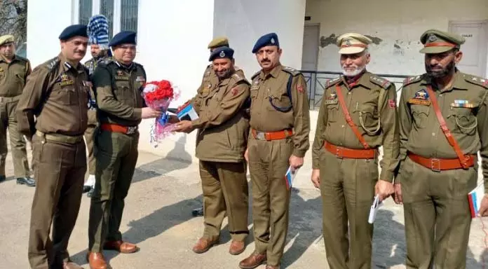 DIG AP जम्मू ने JKAP छठी बटालियन मुख्यालय में सुविधाओं का निरीक्षण किया DIG AP जम्मू ने JKAP छठी बटालियन मुख्यालय में सुविधाओं का निरीक्षण किया