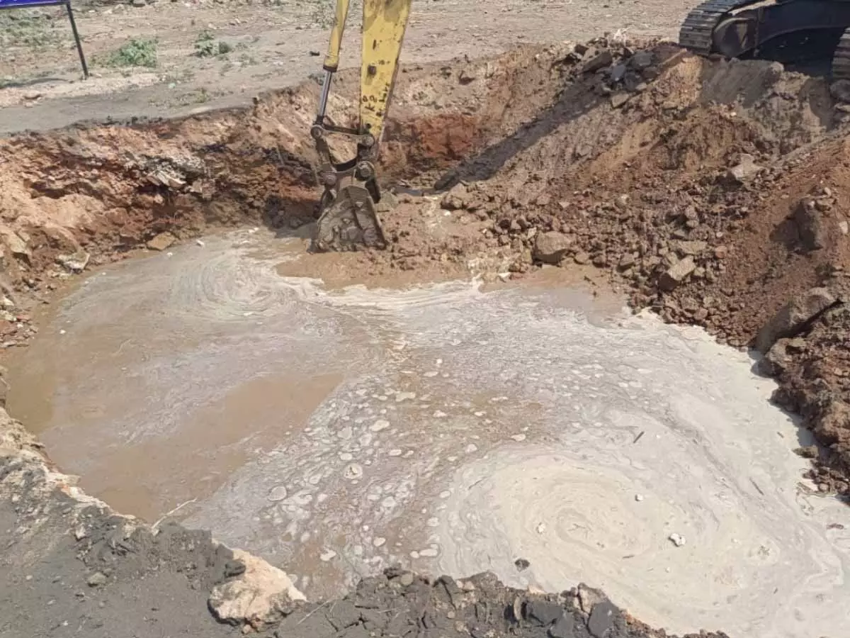 बथुकम्मा कुंटा उत्खनन कोई पाइपलाइन विस्फोट नहीं है: Hydra बथुकम्मा कुंटा उत्खनन कोई पाइपलाइन विस्फोट नहीं है: Hydra
