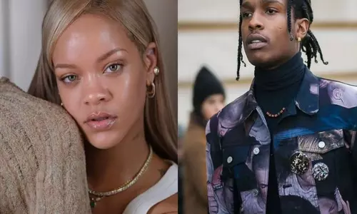 रिहाना ने लॉस एंजिल्स ट्रायल में साथी A$AP Rocky के गुंडागर्दी के आरोपों से बरी होने पर अपनी प्रतिक्रिया दी रिहाना ने लॉस एंजिल्स ट्रायल में साथी A$AP Rocky के गुंडागर्दी के आरोपों से बरी होने पर अपनी प्रतिक्रिया दी