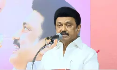 आपकी चाल हमारे साथ नहीं चलेगी : CM M.K. Stalin आपकी चाल हमारे साथ नहीं चलेगी : CM M.K. Stalin