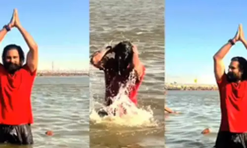 अजीत कुमार के बहनोई रिचर्ड ऋषि ने Maha Kumbh में पूजा-अर्चना की
