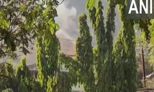 Thane की पहाड़ियों में लगी आग, अग्निशमन दल घटनास्थल पर पहुंचे