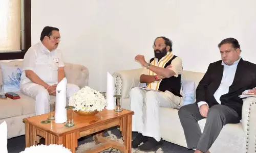 तेलंगाना के जल मुद्दे पर केंद्रीय मंत्री से आश्वासन मिला: Uttam तेलंगाना के जल मुद्दे पर केंद्रीय मंत्री से आश्वासन मिला: Uttam