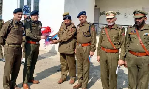 DIG AP जम्मू ने JKAP छठी बटालियन मुख्यालय में सुविधाओं का निरीक्षण किया DIG AP जम्मू ने JKAP छठी बटालियन मुख्यालय में सुविधाओं का निरीक्षण किया