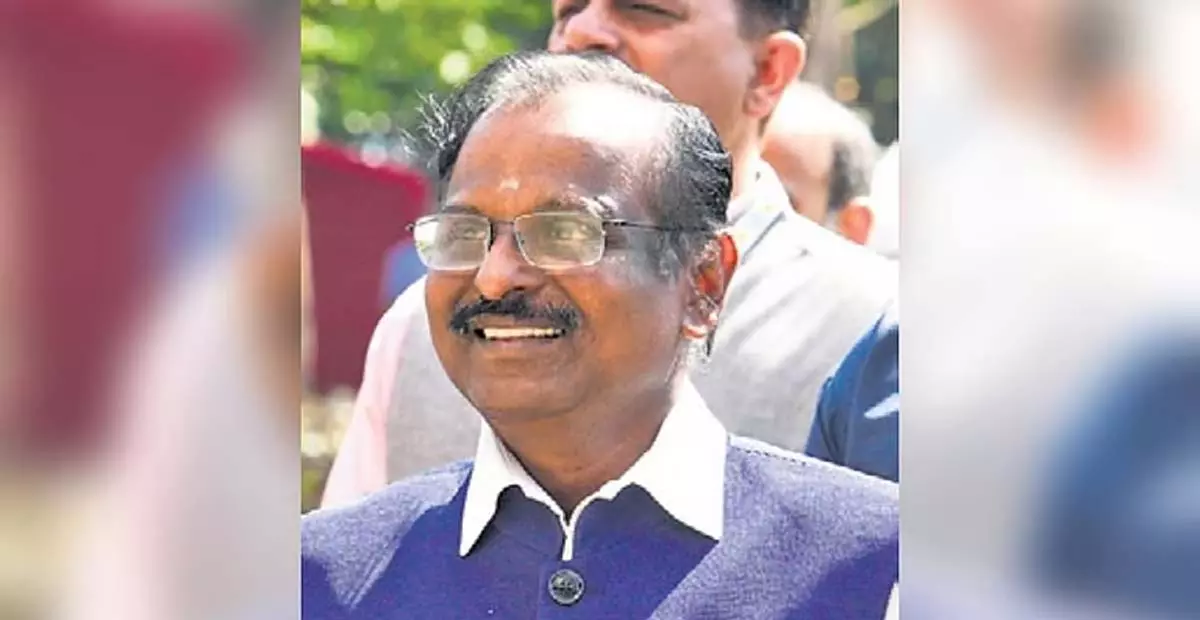 Karnataka: इसरो के अध्यक्ष वी नारायणन ने भारत के अंतरिक्ष मिशन और प्रौद्योगिकियों की सराहना की Karnataka: इसरो के अध्यक्ष वी नारायणन ने भारत के अंतरिक्ष मिशन और प्रौद्योगिकियों की सराहना की
