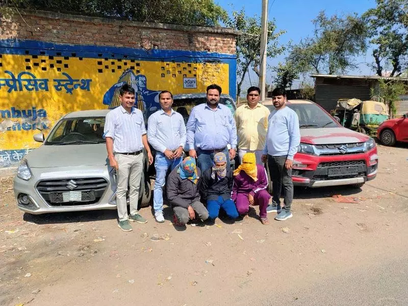 वाहन चोर गिरोह का भंडाफोड़, तीन सदस्य पुलिस की गिरफ्त में वाहन चोर गिरोह का भंडाफोड़, तीन सदस्य पुलिस की गिरफ्त में