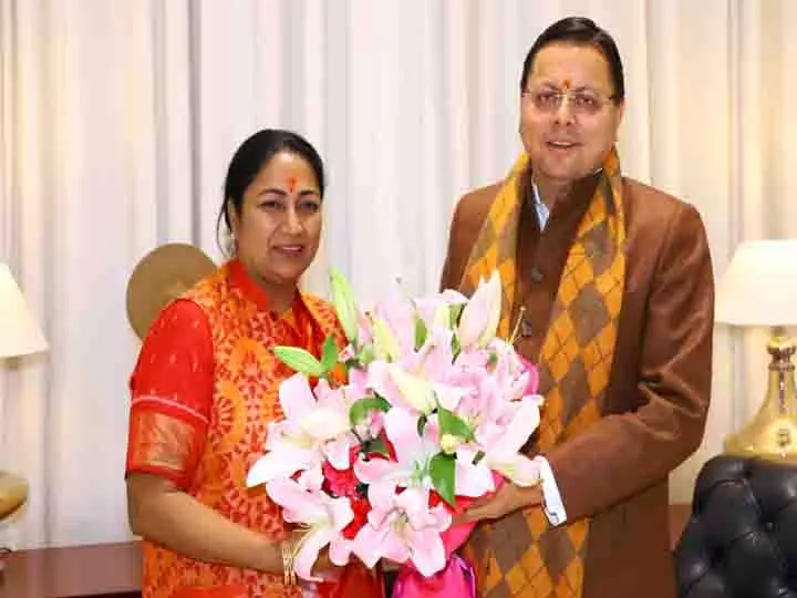 Uttarakhand CM ने दिल्ली की नवनिर्वाचित मुख्यमंत्री रेखा गुप्ता से मुलाकात की Uttarakhand CM ने दिल्ली की नवनिर्वाचित मुख्यमंत्री रेखा गुप्ता से मुलाकात की