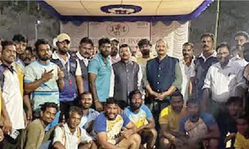Andhra: कबड्डी टूर्नामेंट में स्थानीय युवाओं की अच्छी भागीदारी