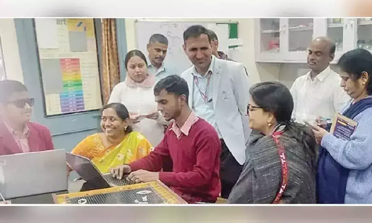 टीजी के शीर्ष ईडीएन अधिकारी ने NIEPVD  का दौरा किया