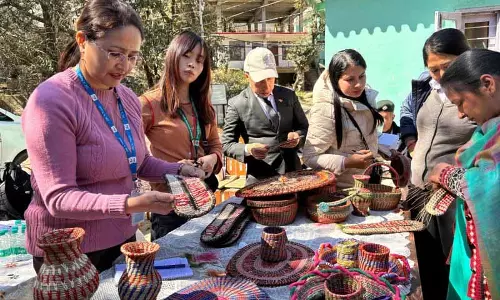 नेपाल की टीम JICA वानिकी परियोजना का निरीक्षण करने आई