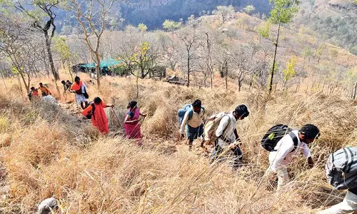 Andhra: श्रीशैल मल्लण्णा के दर्शन करने निकले भक्त