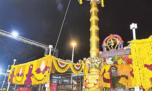 Andhra : श्रीशैलम में ब्रह्मोत्सव की धूम