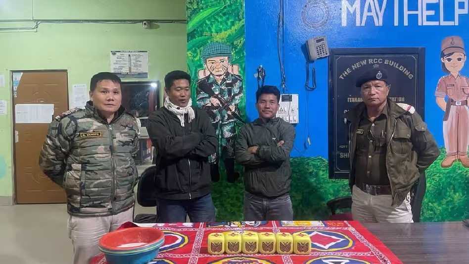 Arunachal : ईटानगर पुलिस ने अवैध जुए पर कार्रवाई