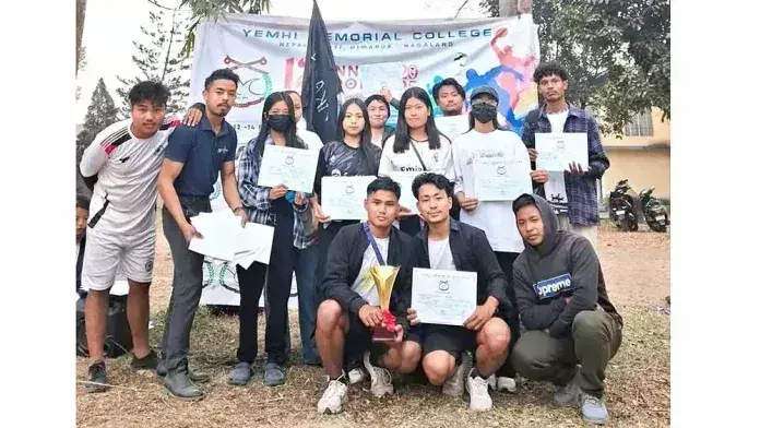 Nagaland : येम्ही मेमोरियल कॉलेज में 12वीं वार्षिक खेल प्रतियोगिता आयोजित