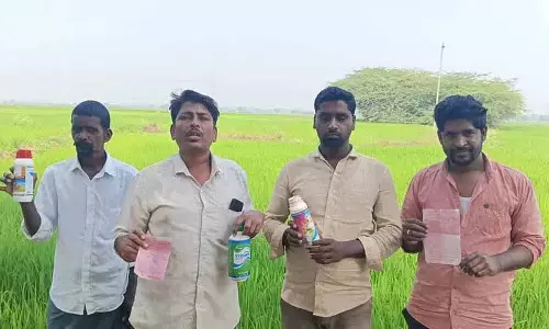 किसानों से रायतु भरोसा पाने के लिए आत्मदाह करने को कहा, Sangareddy में विरोध प्रदर्शन शुरू