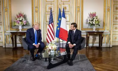 यूक्रेन और टैरिफ पर ट्रंप से बातचीत के लिए मैक्रों America जाएंगे यूक्रेन और टैरिफ पर ट्रंप से बातचीत के लिए मैक्रों America जाएंगे