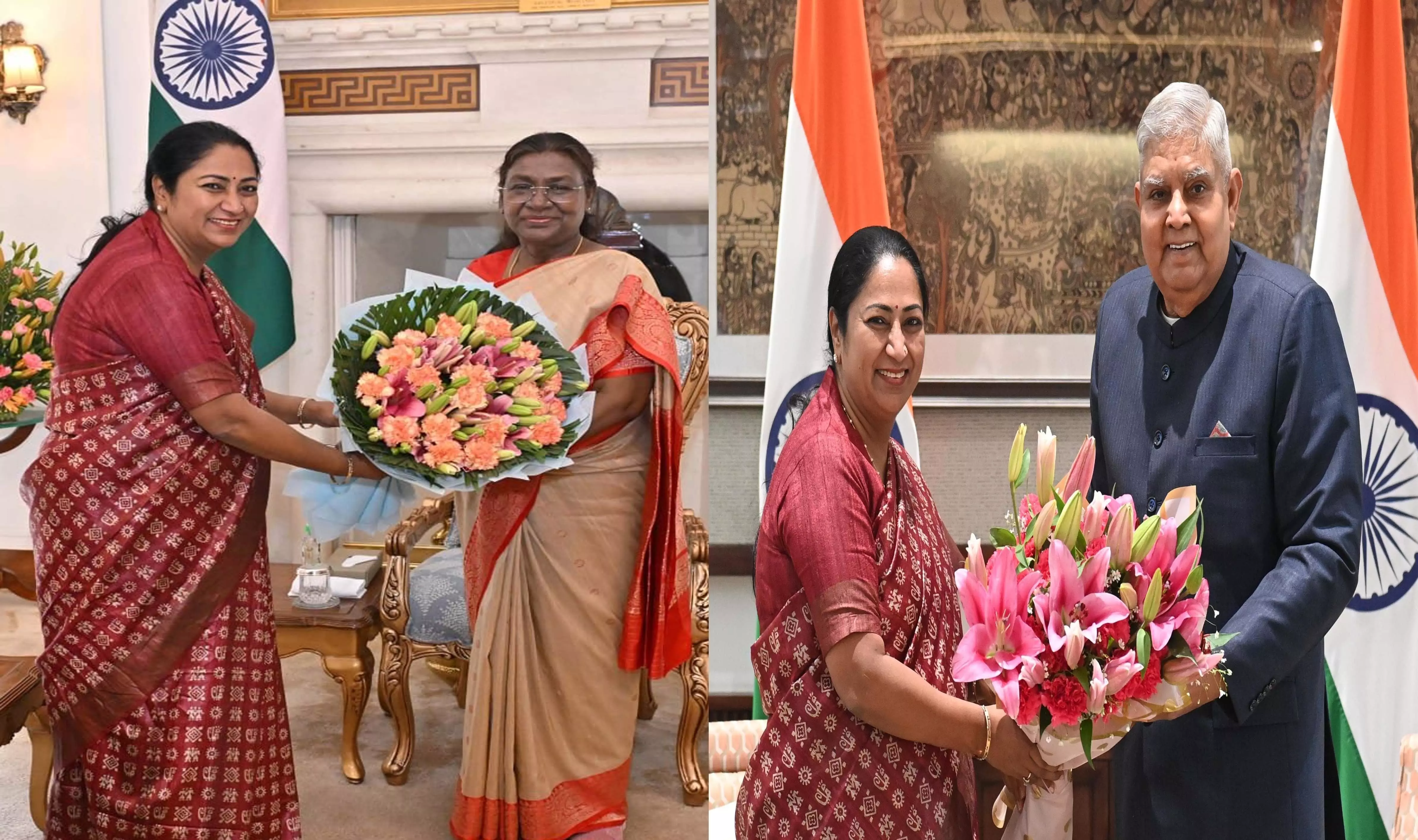 BIG BREAKING: मुख्यमंत्री रेखा गुप्ता ने राष्ट्रपति-उपराष्ट्रपति से की मुलाकात BIG BREAKING: मुख्यमंत्री रेखा गुप्ता ने राष्ट्रपति-उपराष्ट्रपति से की मुलाकात