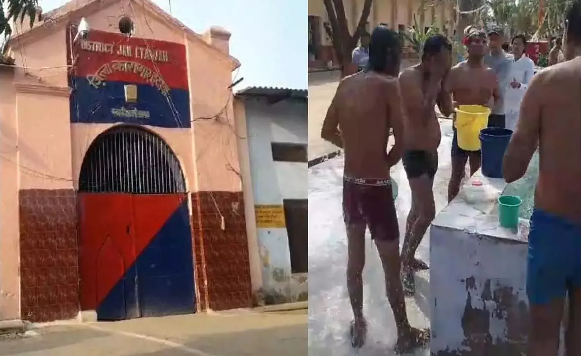 BREAKING: जेल में कैदियों ने किया गंगा स्नान BREAKING: जेल में कैदियों ने किया गंगा स्नान