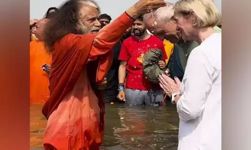 भारत में नॉर्वे के राजदूत ने प्रयागराज में महाकुंभ का दौरा किया