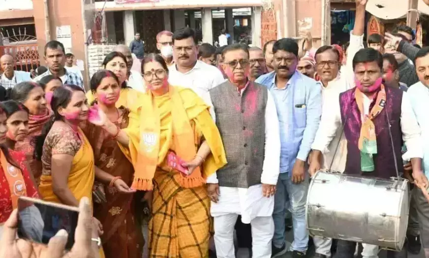 Saharsa: एनडीए कार्यकर्ताओ ने रेखा गुप्ता को मुख्यमंत्री बनाये जाने पर मनाया जश्न