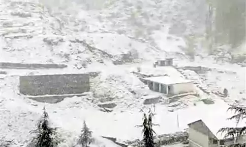 Himachal Pradesh: बर्फबारी से14 सड़कें बंद, ओलावृष्टि से मटर की फसल बर्बाद