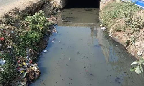 सिल्क सिटी में तूफानी जल निकासी व्यवस्था खराब सिल्क सिटी में तूफानी जल निकासी व्यवस्था खराब