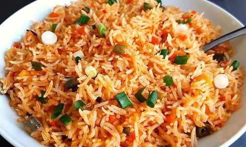 शेज़वान फ्राइड राइस रेसिपी