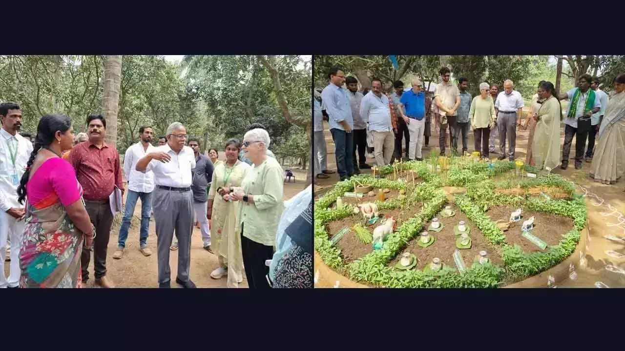 Andhra Pradesh :  अमेरिकी टीम ने एलुरु में प्राकृतिक खेती के नवाचारों की खोज की