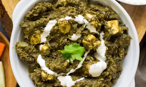 टोफू साग पनीर रेसिपी