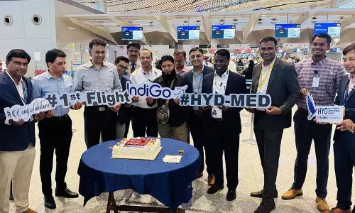 GMR हैदराबाद इंटरनेशनल एयरपोर्ट ने इंडिगो के साथ  मदीना के लिए नई उड़ान सेवाएं शुरू कीं