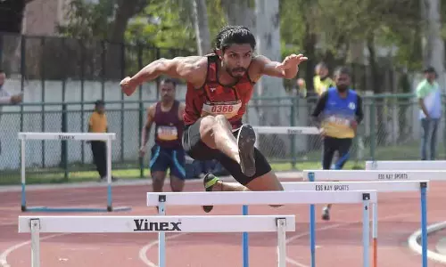 Paras ने अखिल भारतीय सिविल सेवा एथलेटिक्स चैम्पियनशिप में 100 मीटर में स्वर्ण पदक जीता