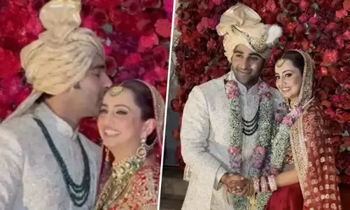आदर जैन-अलेखा आडवाणी शादी के बंधन में बंधे, पहली बार सार्वजनिक रूप से दिखे
