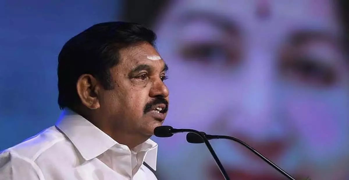 Tamil Nadu: पलानीस्वामी ने पीएम-श्री योजना को लेकर केंद्र की आलोचना की Tamil Nadu: पलानीस्वामी ने पीएम-श्री योजना को लेकर केंद्र की आलोचना की