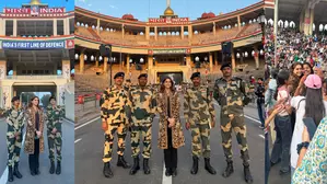 Amritsar में अटारी-वाघा सीमा पर आयोजित एक भव्य समारोह में शर्वरी ने हिस्सा लिया Amritsar में अटारी-वाघा सीमा पर आयोजित एक भव्य समारोह में शर्वरी ने हिस्सा लिया