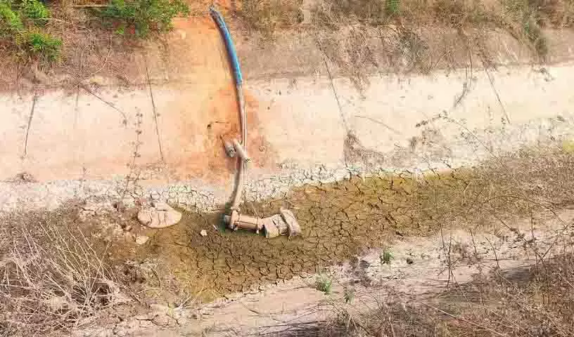 पानी की निकासी पर नए प्रतिबंधों से Telangana के किसानों को नुकसान पानी की निकासी पर नए प्रतिबंधों से Telangana के किसानों को नुकसान