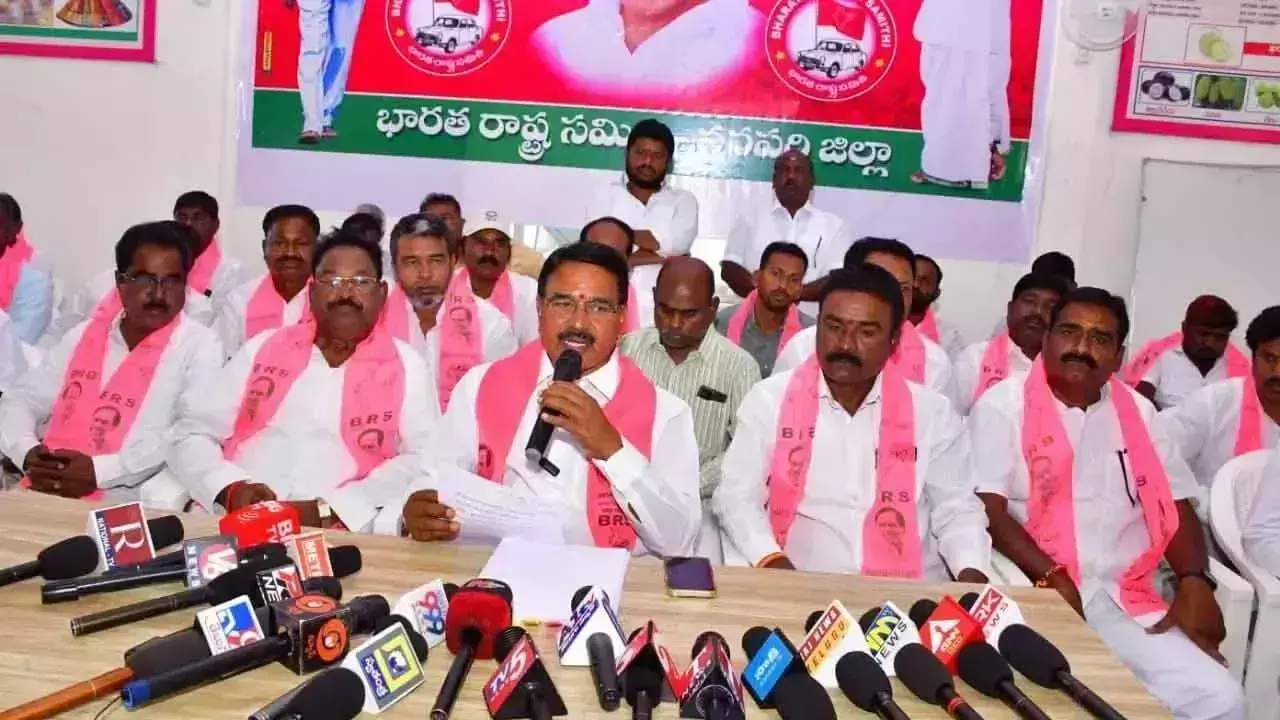 Telangana :  कांग्रेस झूठ फैलाकर सत्ता में आई बीआरएस