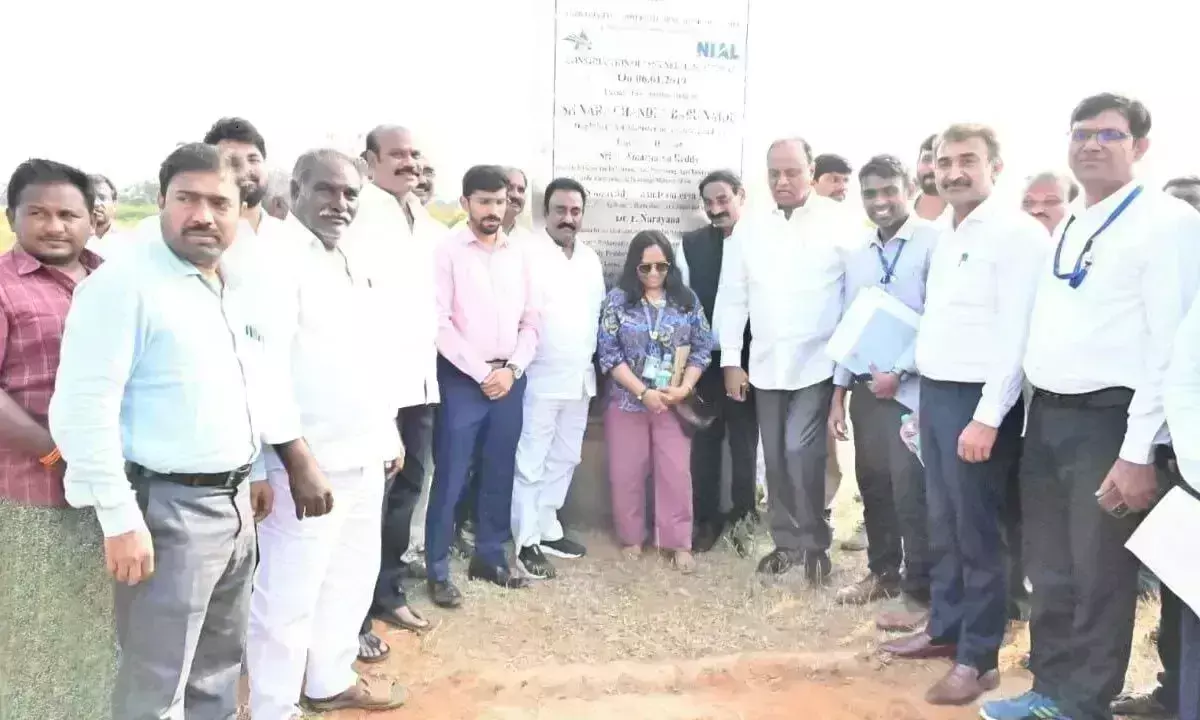 Andhra Pradesh :  दगादर्थी हवाई अड्डे का निर्माण 2027 तक पूरा हो जाएगा  सांसद